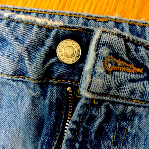 Top shop wide leg jeans with stripes size 26 - Picture 2 of 3